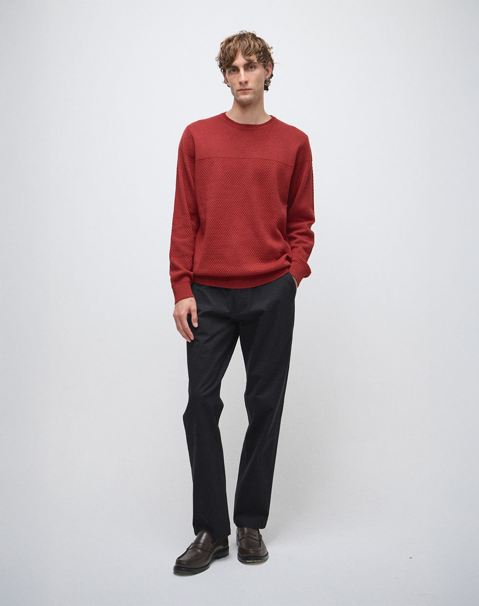 Pantalón chino regular confort